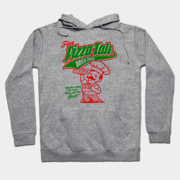 FINE PIZZA TALE Hoodie by KERZILLA